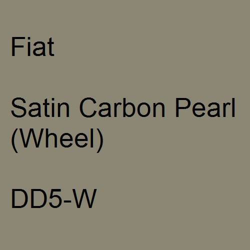 Fiat, Satin Carbon Pearl (Wheel), DD5-W.